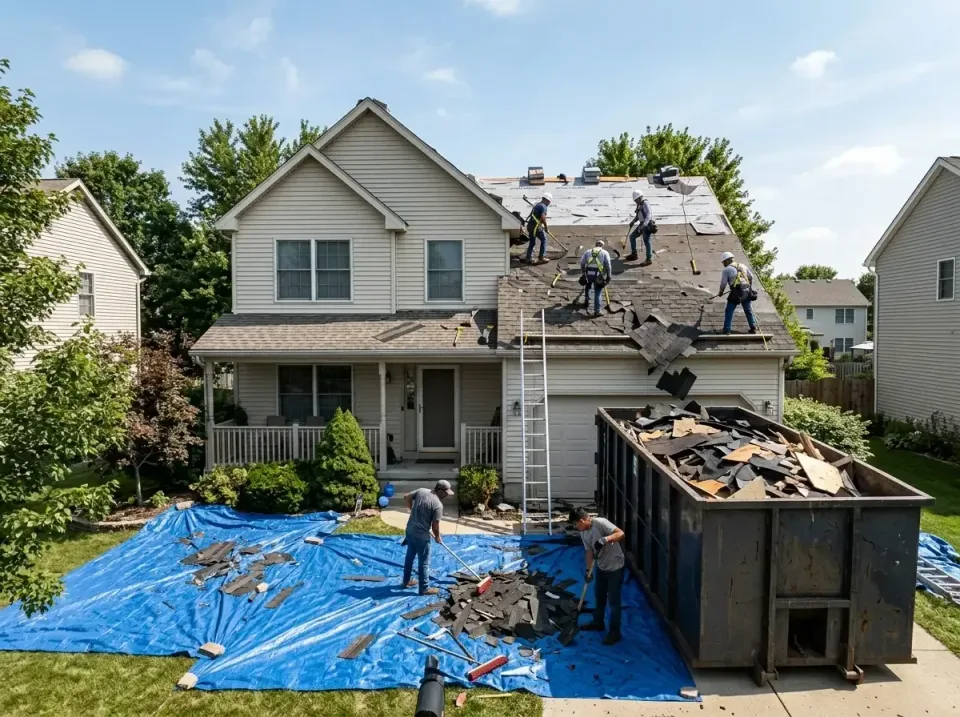 roof-replacement-debris-remova-004 — frequently asked questions, Cheapest Dumpster Rentals in Crooked Lake Park, FL